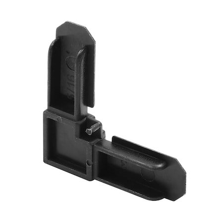 Prime-Line Plastic Screen Frame Corners, 5/16 in. x 3/4 in., Matte Black Finish 4 Pack PL 77298